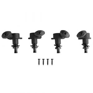 Cheville pour Ukul&eacute;l&eacute; &agrave; 4 Cordes en M&eacute;tal Bouton D'ukul&eacute;l&eacute; Enti&egrave;rement Ferm&eacute; Chevilles D'accordeur D'ukul&eacute;l&eacute; Gauche et Droite avec Vis (Blurte, neuf)