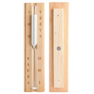 Bamjour Minuterie de Sauna, Sablier de Sauna en Bois 15 Minutes, Compte &agrave; Rebours de Sable, Accessoire de, Sablier de en Bois 15 Minutes, Horloge de Compte &agrave; Rebours de Sable, Accessoire de de (Lonqinet, neuf)