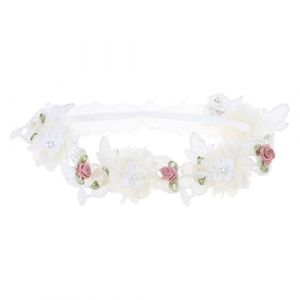 Trend Bandeau à cheveux pour bébé fille Fleur Ruban Bandeau Doux Respirant Bandeau élastique Ornements de cheveux pour séance photo (JIANGhy, neuf)