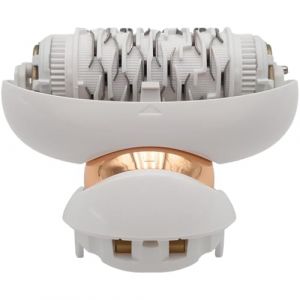 NaschLager T&ecirc;te d'&eacute;pilation compatible avec Braun Silk-&eacute;pil 9 Flex 81719648 - T&ecirc;te de rechange blanche et or rose - Pour &eacute;pilateur 9001 9002 9003 9005 9010 9020 - Avec 40 pinces - Technologie Flex Wet (NaschLager, neuf)
