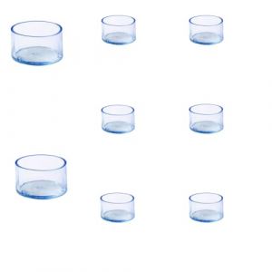 Lot de 16 embouts de protection ronds en silicone pour pieds de chaise - Diam&egrave;tre : 20 mm - Capuchons de protection en silicone transparent pour pieds de chaise - Prot&egrave;ge-pieds pour chaises (YKAFADE, neuf)