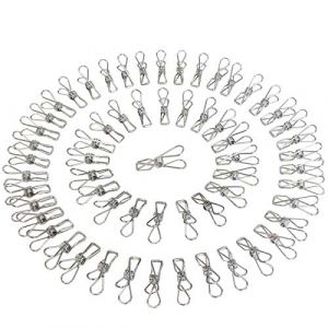 Qualsen Pince a Linge Epingle a Linge Pince a Linge INOX Pinces à Linge Pinces à Linge Extérieur Solides Pince a Linge Exterieur Convient pour Les Serviettes Les Vêtements Le Scellage des Sacs (QualitysenseUK, neuf)