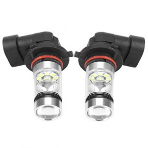 Yctze pour led hb4 anti erreur Phare antibrouillard, 2pcs 9006/HB4 100W blanc LED Kit d'ampoules de phare très lumineux Lampe de conduite de voiture antibrouillard (yafaa, neuf)