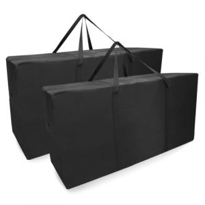 ROEOWENE 2pcs 160L Grand Sac de Rangement Couette Housse Rangement Sac Demenagement Grand Format Noir Sacs Rangement Vetement Sacs de Voyage XXL Stockage Transport Storage Bag,90x55x33 (ROEOWENE LLC, neuf)
