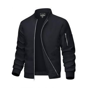 MAGCOMSEN Homme Veste Légère Base-Ball Jacket Blouson extérieure Veste Avec Fermeture Ã‰clair Blouson Homme MotoVeste Sport Veste Zippée (MAGCOMSEN SHOP, neuf)