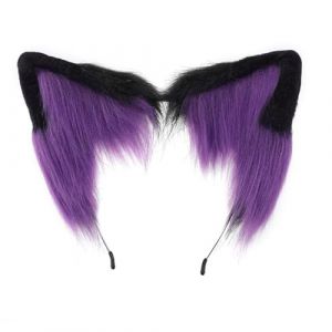Watreketal Serre Tete,Serre-tête oreilles de chat Cosplay Femme Étudiants Carnavals Personnage d'anime Serre-tête oreilles de chat Serre-têtes en peluche Cerceau de cheveux de Noël (Xuanlang Trading, neuf)