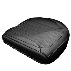 Yianyal Coussin de si&egrave;ge de voiture - Coussin de si&egrave;ge de voiture en cuir synth&eacute;tique - Coussin de si&egrave;ge confortable en cuir synth&eacute;tique, respirant, facile &agrave; nettoyer pour toutes les saisons (HUGUOQING, neuf)