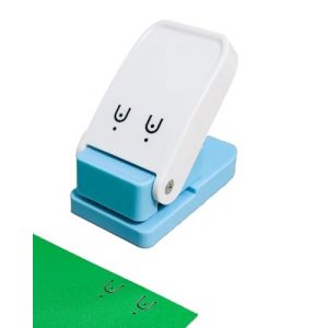 HUVZOR 1 perforatrice pour cartes &agrave; boucles d'oreilles, perforatrice ronde pour albums, perforatrice florale DIY pour la fabrication de cartes et de cartes photo (Volumetech OU, neuf)