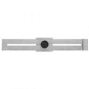 Ausla Trusquin de Traçage, 0-250mm Calibre de Marquage en Métal, 0.1mm Précision, Règle de Marquage, Outil de Marquage (Lusesse-K, neuf)