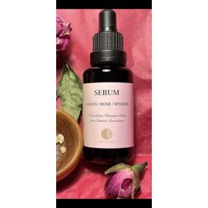 Instinct Aromatique - S&eacute;rum Antique & Pr&eacute;cieux - OLIBAN-ROSE-MYRRHE - Infus&eacute; artisanalement au Mas saint Michel en Terre de provence avec nos roses anciennes "La Baptistine Centifolia" (INSTINCT AROMATIQUE, neuf)