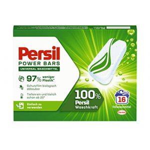 Persil Power Bars Lessive universelle (16 lavages), lessive pré-dosée dans un emballage durable, pour un linge hygiénique et pur dès 20 °C (Nord PC GmbH & Co. KG, neuf)