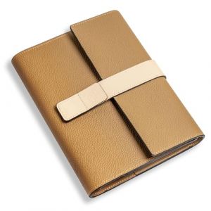 Agenda en Cuir A5 Wanderings Rechargeable, Couleur Artichaut, 18x23 cm - Couverture de Classeur à 6 Anneaux - Compatible avec Filofax, Organiseur en Cuir Pleine Fleur - 52 Semaines, Planning Non Daté (Wanderings, neuf)