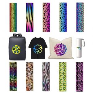 Creatorally Infusible Transfer Ink Sheets, 4.5 x 12" 10 Feuille d'encre de Sublimation Papier pour Cadeaux de Bricolage, Tasse, Fen&ecirc;tre, T-shirts, dessous de Verre (L&eacute;opard) (Creatorally, neuf)