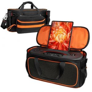 Housse pour Enceinte pour JBL Partybox ON-THE-GO 2, Sac de Rangement Portable, Etui de Transport Protecteur, Pochette en Tissu avec Bandouli&egrave;re (zhlxteu, neuf)
