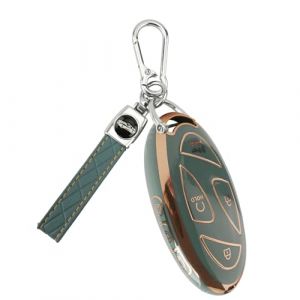 RUIYA Compatible avec Hyundai Tucson 2025 2026 | Kona SX2 EV | Ioniq 6 | Sante Fe 2024 2025 Boitier cl&eacute; de Voiture, Coque de cl&eacute; de voiture Bo&icirc;tier de cl&eacute; en TPU pour t&eacute;l&eacute;commande Tucson Accessoires (YEEP IN, neuf)