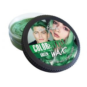 Cire Coiffante Et Colorante Color&Style Wax Verte 100ML (MENSIDE, neuf)