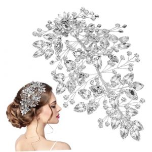 Healvian Coiffe De Mariée Accessoires De Cheveux En Strass Pour Femmes Coiffe De Mariage Pour Femmes Coiffe De Mariage Pour Mariée Coiffe Pour Femmes Coiffe De Mariée Coiffe De Cheveux (Le Sengyu, neuf)
