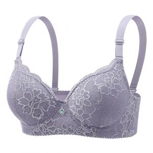 Soutiens-Gorge Femme Soutien Gorge avec Armature Brassi&egrave;re Soutien Gorge Push Up Bra Top Comfit Respirant Brassiere Sexy sous Vetements Feminins Bralette V&ecirc;tements 2025 Mes Commandes Pass&eacute;es Violet M (mihongmd, neuf)
