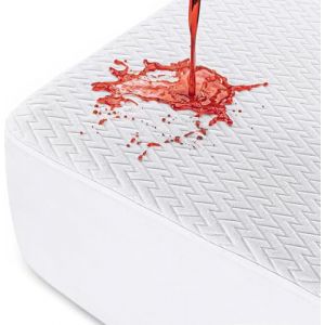 Utopia Bedding Prot&egrave;ge-Matelas Imperm&eacute;able (160 x 190 x 30 cm) Tissu 3D Air Soft Haut de Gamme &agrave; Motif Zigzag, Housse de Matelas Respirante, Style ajust&eacute; avec Poches Profondes Extensibles (Utopia Deals Europe, neuf)