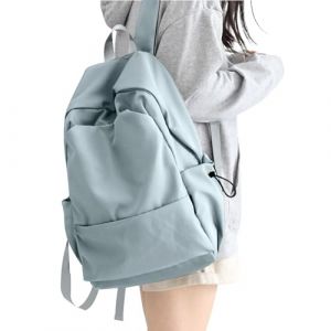 HYC00 Sac &agrave; Dos Scolaire Fille Coll&egrave;ge Ado Sac &agrave; dos Loisir Femme Sacs a Dos Ecole Lyc&eacute;e Leger Backpack Sacs Scolaires Cartable College Pack Casual Daypacks pour Scolaire Voyage Travail,Bleu (SUNMOP, neuf)