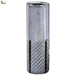 BricoLoco Cheville d'ancrage femelle m&eacute;tallique d'expansion pour mat&eacute;riaux massifs avec filetage m&eacute;trique int&eacute;rieur (100, M-12) (BricoLoco, neuf)