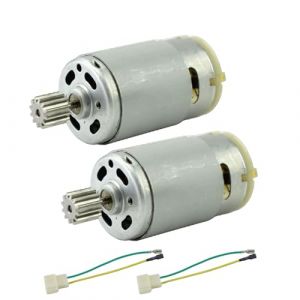 CHANCS Gear Electric 390 Moteur DC 6V 19000RPM Bricolage de pi&egrave;ces avec engrenage &agrave; 12 Dents 2PCS (CHANCS MOTOR, neuf)