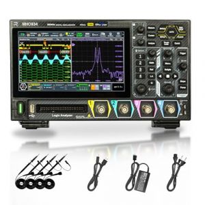 RIGOL MHO934 Oscilloscope Numérique, 350MHz, 4GSa/s, 12-bit, 4+16 voies, Wi-Fi & Bluetooth, Alimentation Type-C, AFG en option, Ultra-portable (RIGOL EU, neuf)