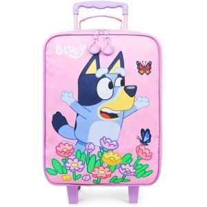BlueY Valise Cabine Enfant Sac &agrave; roulettes Valise Pliable Bingo Bagage &agrave; Main Poign&eacute;e T&eacute;lescopique Trolley Voyage 46x30x18cm 15L S (L46cm x W30cm - 15L, Rose) (Get Trend., neuf)