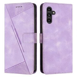 FERLAN Coque Compatible pour Samsung Galaxy A24 4G/A25 5G Housse Etui Portefeuille,Cuir Multifonction,Fermeture Magnétique à Clapet Anti-Choc (Violet) (BiBoDan, neuf)