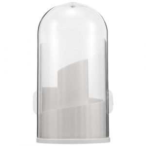 Ipetboom Organisateur rotatif pour pinceaux de maquillage - Bo&icirc;te de rangement anti-poussi&egrave;re pour pinceaux cosm&eacute;tiques - Bo&icirc;te de rangement pour outils de maquillage avec couvercle - Organisateur (hikarish, neuf)