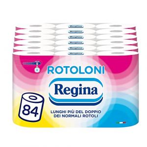 Regina Rouleaux Papier toilette, 84 Maxi Rouleaux (SMILE META, neuf)