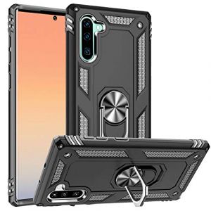 FETRIM Coque pour Galaxy Note 10, &Eacute;tui Antichoc Cover Anti Housse avec Bague Rotatif Support pour Samsung Galaxy Note 10 Noir (TaiDeLuanTech, neuf)