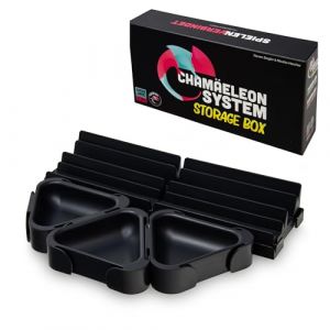 Boardgame Stuff - Coupelles modulaires avec porte-cartes et boîte de rangement - Accessoires de jeu de société - Bols de ressources pour jeux de société et porte-cartes avec boîte de rangement pour (DamaToys, neuf)