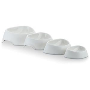 Knuffelwuff Gamelle individuelle pour chiens de taille moyenne, blanche, 700 ml, avec silicone antid&eacute;rapant, gamelle et gamelle pour chiens de petite, moyenne et grande taille (Knuffelwuff, neuf)