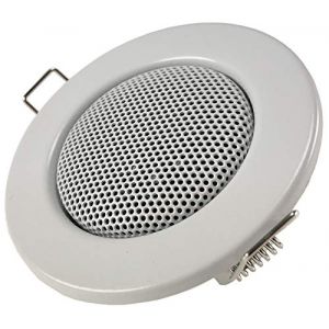 Mini Haut-Parleur int&eacute;gr&eacute; de Plafond halog&egrave;ne Look Diam&egrave;tre 8 cm Profondeur 6 cm Blanc (World Trading Net GmbH & Co. KG "Alle Preise inkl. Mwst.", neuf)