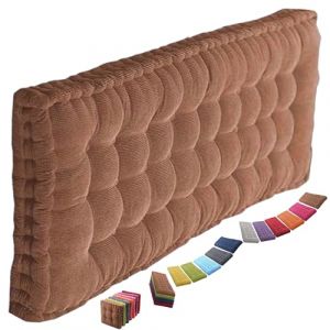 uyeoco Coussin de Siège de Banc Jardin 200/180/160/150/120/110cm,Coussin de Banc 8-10 d'épaisseur, Coussin de Banc l'intérieur, l'extérieur et Le Patio Assise Coussin(4@,50x130cm) (ploootred, neuf)