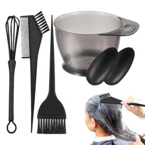 Kit de coloration pour cheveux, pinceau de teinture pour cheveux et bol, produits de coloration professionnels avec brosse de teinture pour cheveux, 5 kits de coloration pour cheveux avec (ziokuga, neuf)