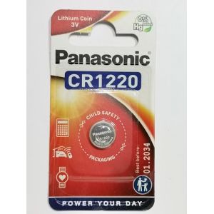 Panasonic Pile bouton au lithium CR1220, 35 mAh, 3 V compatible avec les CR1220?: E, DL1220 br1220 KL1220, SB de T13 (P & F France, neuf)