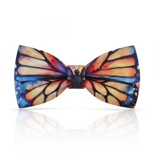 Lanzonia Coloré Noeud Papillon Homme Original Drole Fantaisie Papillon Motif Nœud Papillon Colore Originale Deja Lie Humour Animaux Imprime pour Cadeau Anniversaire Fete Festival Carnival (shenzhenshiairuisidianzishangwuyouxiangongsi, neuf)