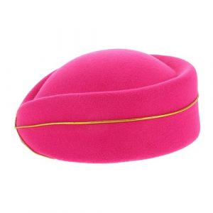 SHERCHPRY Chapeau D'Hôtesse De L'Air Casquette D'Hôtesse De L'Air Béret Accessoire De Casquette Robe De Pilote De Vol Accessoires Pour Femmes Béret Formel Chapeau (Dnna Huang, neuf)