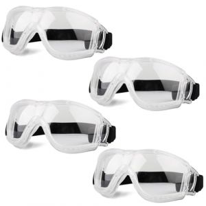MOVNUOCA Lunettes de protection pour enfants pour jeux Nerf, anti-chocs, anti-bu&eacute;e, sangle r&eacute;glable, ajustement pour 5 &agrave; 12 ans, parfaites pour le laboratoire, le cyclisme, le ski, l'alpinisme (Movnuoca safety glasses, neuf)