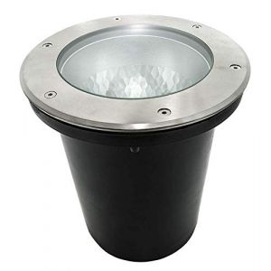 Zeitnet Inc. Spot pi&eacute;tinable LED E27 spot 35 W encastrable terrain jardin IP65 230 V trou 19 cm lumi&egrave;re 4000 K (PlanetItaly, neuf)