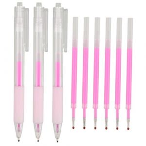 Beaupretty Crayon &agrave; Sourcils avec Pointe Fine Set de et Recharges pour Maquillage et Durable Outil de Positionnement pour Microblading Couleur Rose (kiLIHK, neuf)