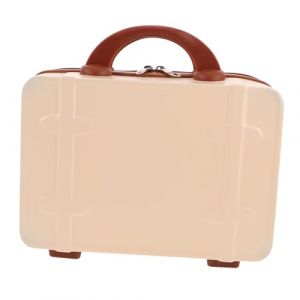FOMIYES Valise Vintage Rigide Compacte pour Maquillage Mallette Portable Trousse de Voyage Femme Pratique et (Family&Personal, neuf)