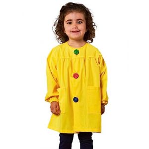 KLOTTZ - Robe-tablier LISO GUARDERIA pour fillette - Jaune - (KLOTTZ, neuf)