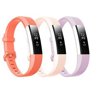 Honecumi Bracelet Compatible avec Fitbit Alta/Alta HR - Silicone Souple R&eacute;glable pour Hommes et Femmes - Accessoire Sport &Eacute;l&eacute;gant, Petit (honecumi-FR, neuf)
