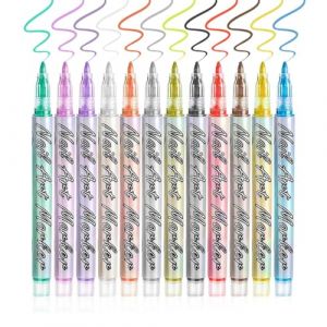Kit de Stylos pour Ongles - 12 Pi&egrave;ces d'Outils pour Ongles Portables &agrave; S&eacute;chage Rapide | Dessin Peinture Pose de Points Tra&ccedil;age de Lignes - pour Manucure, D&eacute;coration, Tra&ccedil;age et Dessin &agrave; (ruiue, neuf)