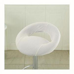DSAoTeng Lot de 4 housses de tabouret pivotant avec dossier creux &ndash; Housses de tabouret de bar modernes avec dos semi-rond incurv&eacute;, antid&eacute;rapant, lavable &ndash; Fermeture &eacute;clair pour cuisine, &icirc;lot, salle &agrave; (XiongXiong0218, neuf)