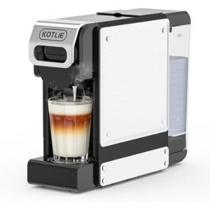ST-550 Machine &agrave; caf&eacute; &agrave; capsules multifonction, pour Nespresso Original/pour Dolce Gusto/pour A MODO MIO/pour caf&eacute; moulu, sept r&eacute;glages de volume d'eau, fonction de pr&eacute;-infusion, capacit&eacute; de 1 litre (KOTLIE Official, neuf)
