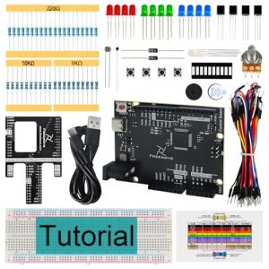 Freenove Basic Starter Kit with Board V5 Rev4 Mini (Compatible with Arduino IDE), Arm Cortex-M4 Microcontroller, 179-Page Detailed Tutorial, 140 Items, 34 Projects (Freenove-EU, neuf)